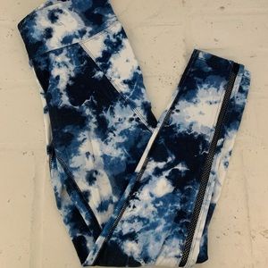 Tie dye yoga pants